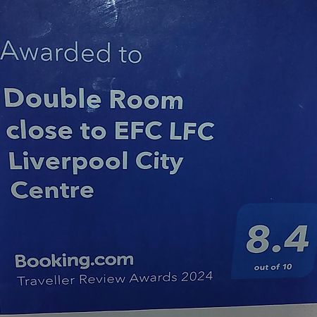 Double Room Close To Efc Lfc Liverpool City Centre Εξωτερικό φωτογραφία
